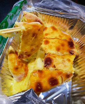 烤芝士榴莲饼