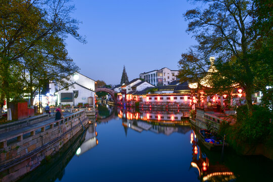 南浔古镇夜景