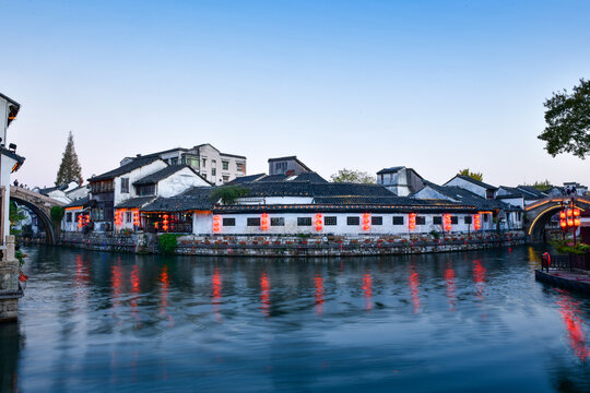 南浔古镇夜景