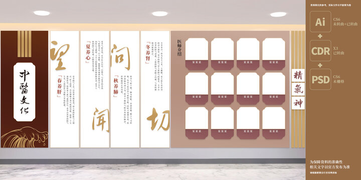 中医展板文化墙
