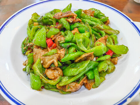 青椒炒肉