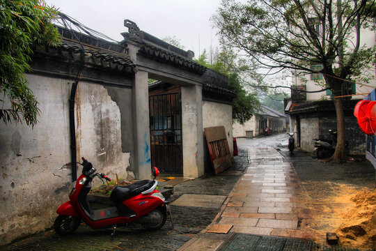 周庄水乡街巷中国第一水乡