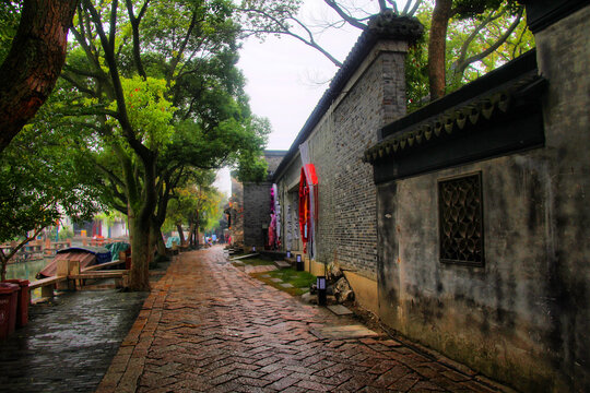 周庄水乡烟雨江南