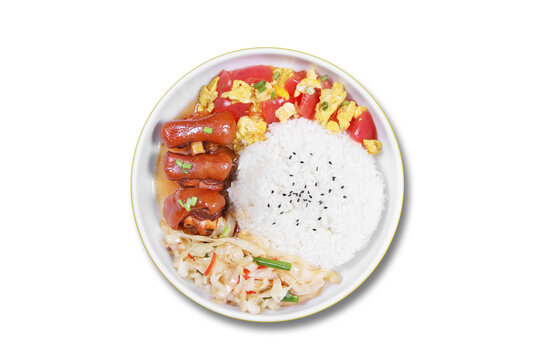 酱香猪手盖饭