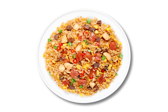 牛肉鸡丁蛋炒饭