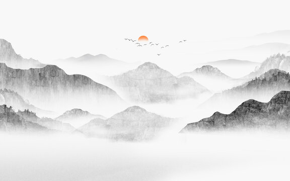 山水风景画