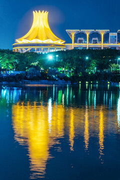 南宁国际会展中心夜景