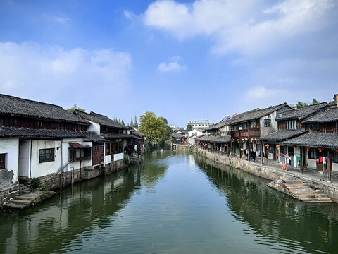 江南水乡古镇新市古镇