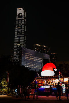 香港西九文化区夜景