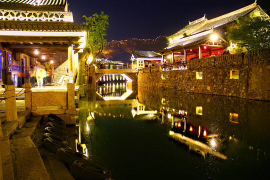 古北水镇夜景