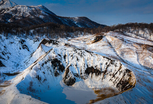 北海道洞爷湖冬景