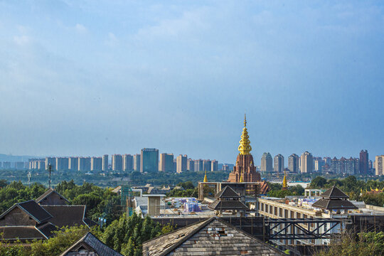 西双版纳城市风光