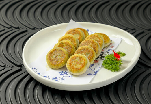 香酥雪菜饼