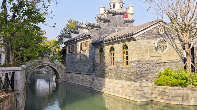 岭南水乡建筑