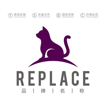 守望猫标志