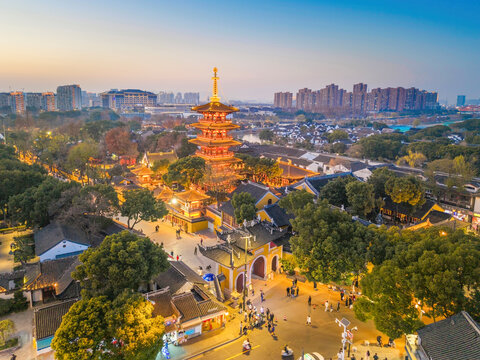 寒山寺夜景
