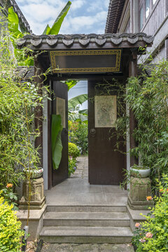 农家小院大门