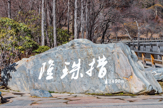 冬季四姑娘山自然风光