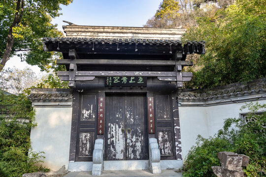 江苏省镇江北固山风景区的秋天风光