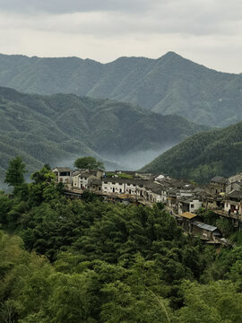 竖幅风景画