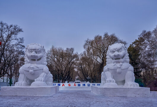 雪狮子