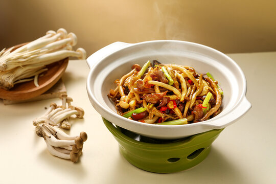 菌菇炒肉