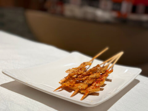 烤牛板筋
