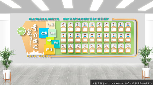 医院医护团队简介文化墙