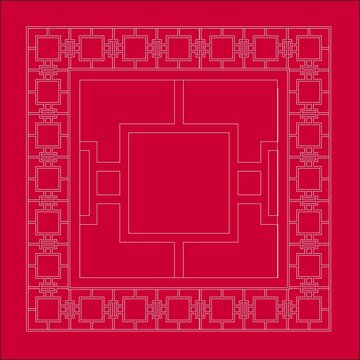 中式花窗漏窗