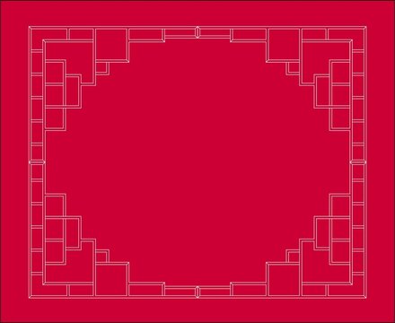 中式影楼花窗