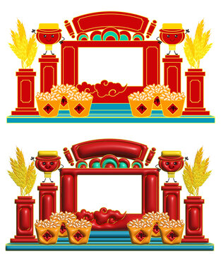 膨胀风新年美陈
