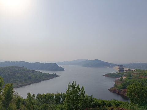 前坪水库风光