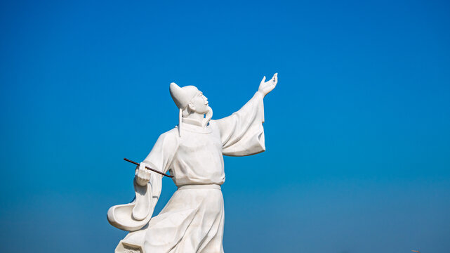 李白塑像
