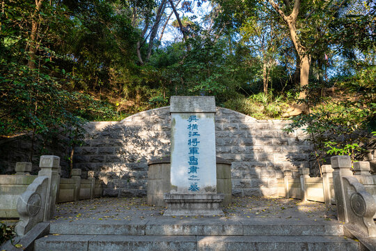 江苏省镇江北固山风景区的秋天风光