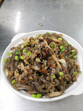 海鲜炒粉丝