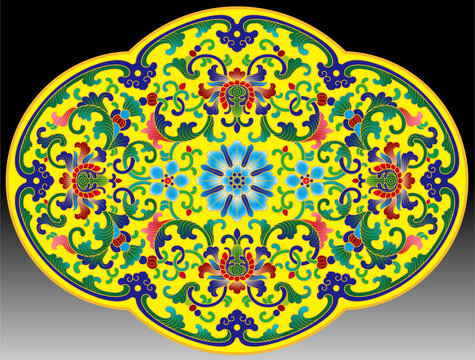缠枝花纹
