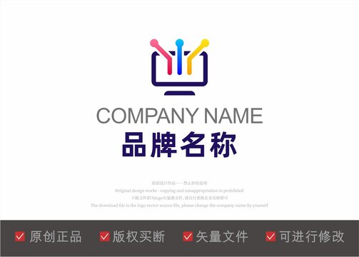 电脑屏幕logo标志三原色