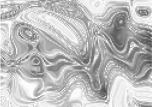 镂空冲孔图案