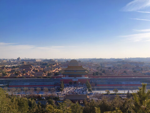 北京故宫全景