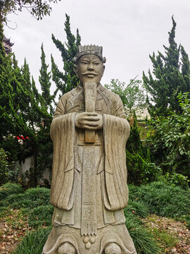 中国古代历史人物雕像