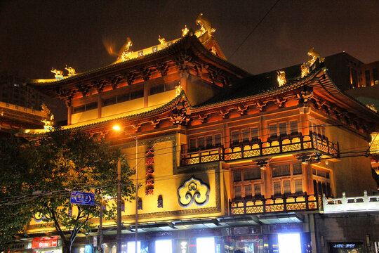 静安寺夜景