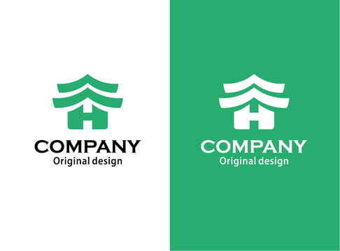 logo设计H字母logo