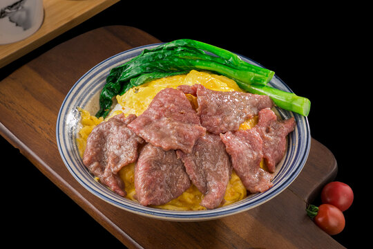 滑蛋牛肉饭