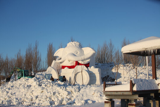 雪雕艺术