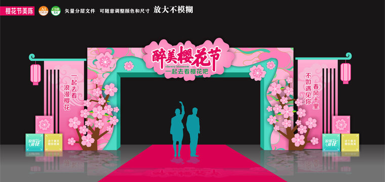 樱花节大门