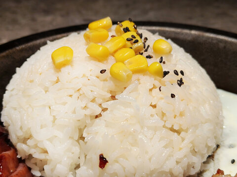 蜜汁叉烧铁板饭
