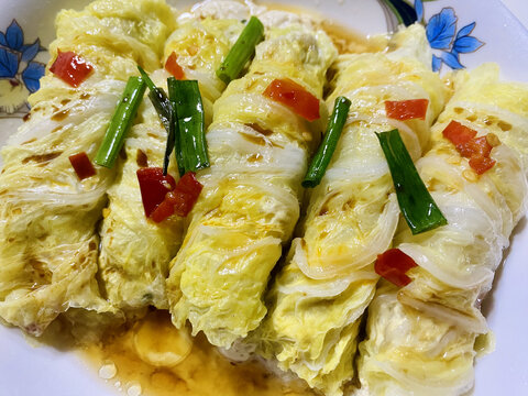 白菜肉卷