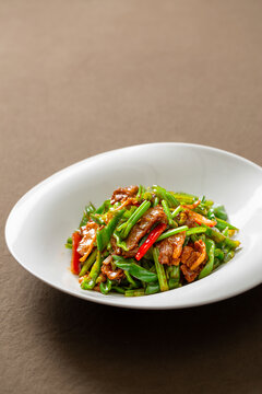 香芹辣椒炒肉