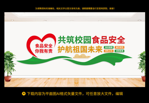 学校食堂文化墙
