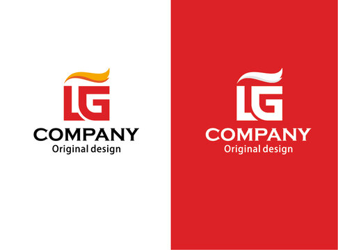 LG字母logo设计